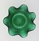 Swedish Green Art Glass Bowls by Arthur Percy for Nybr, 20th Century, Set of 3, Image 8