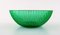 Swedish Green Art Glass Bowls by Arthur Percy for Nybr, 20th Century, Set of 3 4