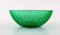 Swedish Green Art Glass Bowls by Arthur Percy for Nybr, 20th Century, Set of 3, Image 4