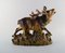 Large Roaring Deer Ceramic Figure by Arne Ingdam 3