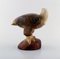 Adlerfigur aus glasierter Keramik von Lisa Larson für Gustavsberg 3