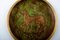 Tinos Bronze Dishes in Massive Patinated Bronze with an Animal in Landscape, 1920s, Set of 2 2