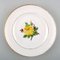 Antique Flat Plates in the Style of Flora Danica for Royal Copenhagen, Set of 4, Image 2