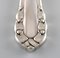 Lily of the Valley Serving Fork in Silver from Georg Jensen, 1930s 3