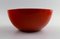 Finnish Red Bowls in Enameled Metal by Kaj Franck, 1950s, Set of 3, Image 2