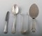 Silver Lunch Service Set from Cohr, 20th Century, Set of 16 3