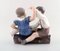 Vintage No. 1214 Girl and Boy with Ship Figurine by Dahl Jensen 2