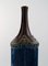 Large Ceramic Vase Decorated in Blue and Brown by Bjørn Wiinblad for Rosenthal, 20th Century, Image 2