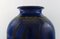 Glasierte Steingut Vase in modernem Design von Kähler, 1930er 4