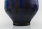 Glasierte Steingut Vase in modernem Design von Kähler, 1930er 5