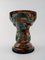 Large Art Nouveau Ceramic Vase of Glazed Ceramic from Møller & Bøgely, 1920s 2