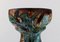 Large Art Nouveau Ceramic Vase of Glazed Ceramic from Møller & Bøgely, 1920s 4