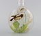 French Carafe with Hand-Painted Enamel Decoration in Art Glass from Legras, Image 2