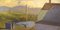 Olio su tela Paesaggio collinare di William Hansen, 1957, Immagine 2