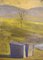 Oil on Canvas Hilly Landscape by William Hansen, 1957 5