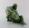 Green Glazed Pottery Figure of Bacchus and Donkey by Harald Salomon for Rörstrand, 20th Century 2