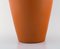 Large Orange Glaze Ceramic Vase from Upsala-Ekeby, 1960s 3