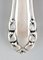 Cendrier Lily of the Valley en Argent de Georg Jensen, 1930s, Set de 10 2