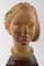 Bust of Young Woman in Ceramic by Johannes Hedegaard, 20th Century 5