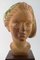 Bust of Young Woman in Ceramic by Johannes Hedegaard, 20th Century, Image 5