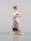 Girl with Flowers Miniature Figure after Johann Joachim Kändler from Meissen 4