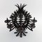 Circular Pineapple Shaped Candleholder of Iron by Jens Harald Quistgaard 3