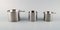 Bandeja Cylinda de ceniceros de Arne Jacobsen para Stelton, años 70. Juego de 16, Imagen 4