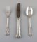 Saxon Flower Dinner Cutlery of Silver from Cohr, 20th Century, Set of 24 2