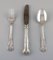 Saxon Flower Dinner Cutlery of Silver from Cohr, 20th Century, Set of 24, Image 2