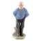 Porcelain Older Man Figurine Number 1001 from Royal Copenhagen, Early 20th Century 1