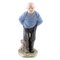 Porcelain Older Man Figurine Number 1001 from Royal Copenhagen, Early 20th Century, Image 1