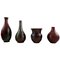 Vases en Céramique Vernis par Richard Uhlemeyer, Allemagne, 1940s, Set de 4 1