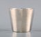 Hunting or Vodka Beakers in Plated Silver by Sigvard Bernadotte for Gense, 1960s, Set of 8, Image 5