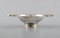 Salt Cellars with Accompanying Spoon in Sterling Silver by Franz Hingelberg, 20th Century, Set of 4, Image 4