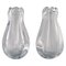 Stella Polaris Vases by Vicke Lindstrand for Orrefors, Set of 2 1