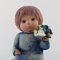 Stoneware Figure Girl with Flowers by Lisa Larson for Gustavsberg, 20th Century 5