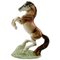 Large Rearing Horse Figurine in Porcelain from Goldschneider, 20th Century 1