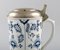 Blue Fluted Plain Mug with Pewter Mounting from Royal Copenhagen, 20th Century 2