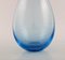 Hellblaue Kunstglas Vase von Per Lütken für Holmegaard, 1950er, 2er Set 4