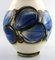 Glasierte Steingut Vase von Kähler, 1930er 3