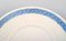 Blue Fan Flat Plates from Royal Copenhagen, 1970s, Set of 20, Image 3