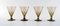 Art Deco Art Glass Liqueur Set with Carafe by Simon Gate for Orrefors, 1950s, Set of 6 3
