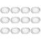 Seafood or Lobster Plates in Clear Art Glass by Josef Frank, 1980s, Set of 12 1
