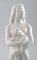 White Glazed Figurine of a Girl with Ca by Harold Salomon for Rorstrand 4