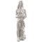 White Glazed Figurine of a Girl with Ca by Harold Salomon for Rorstrand 1