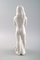 Weiß Glasierte Figurine eines Mädchens mit Ca von Harold Salomon für Rorstrand 2