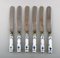 Blue Fluted Plain Knives from Royal Copenhagen, 1900s, Set of 14 2