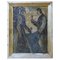 Huile sur Siècle Couple à l'Intérieur, 1930s 1