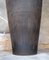 Monumentale Keramik Vase mit Glasur im klassischen Design in braunen Schirmen 3