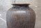 Monumentale Keramik Vase mit Glasur im klassischen Design in braunen Schirmen 2
